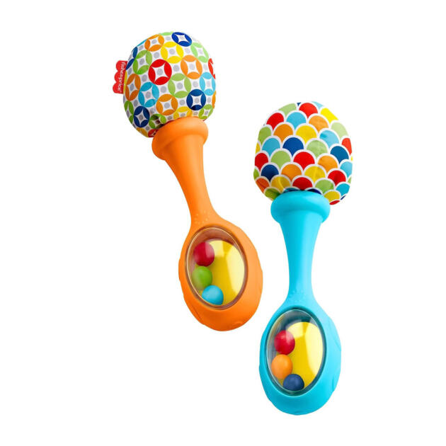 Fisher-Price Newborn Toys Rattle 'n Rock Maracas